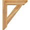 Ekena Millwork Traditional Slat Rough Sawn Bracket w/ Offset Brace, Western Red Cedar, 8"W x 32"D x 38"H BKT0806X32X38TRA06RWR - alternate 2